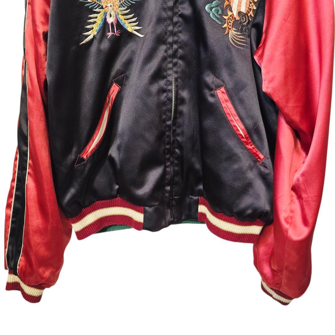 テーラー東洋 スカジャン リバーシブル 刺繍 M品番 希少 L