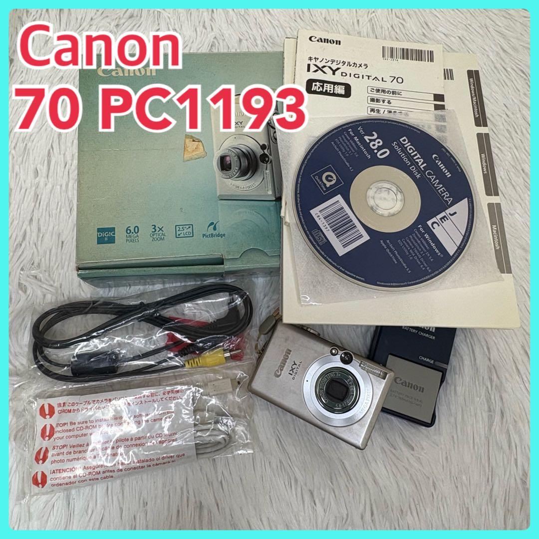 Canon カメラ　IXY 70 PC1193 充電器 コンデジ　動作品