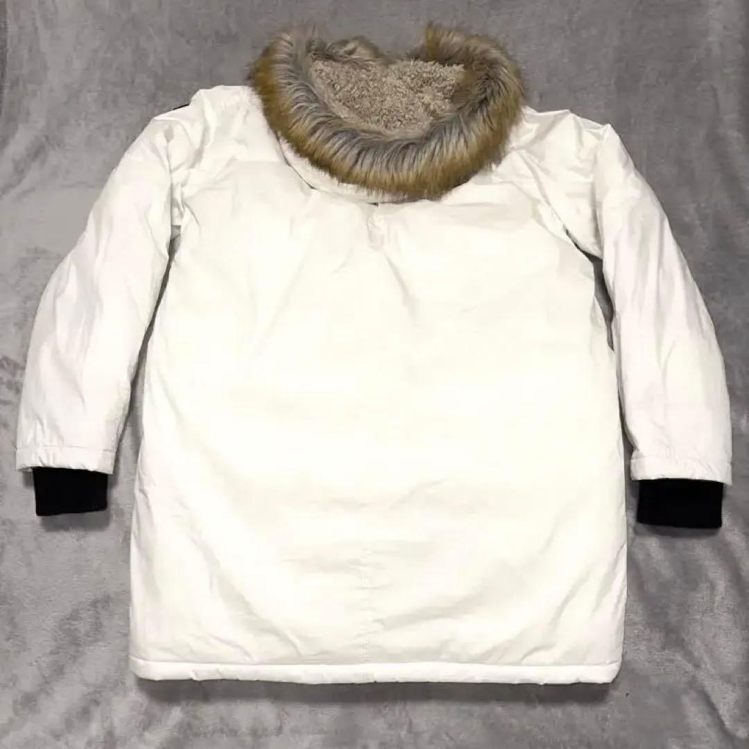 (りょう)美品✨DIESEL ホワイト モッズコート　ダウンジャケット