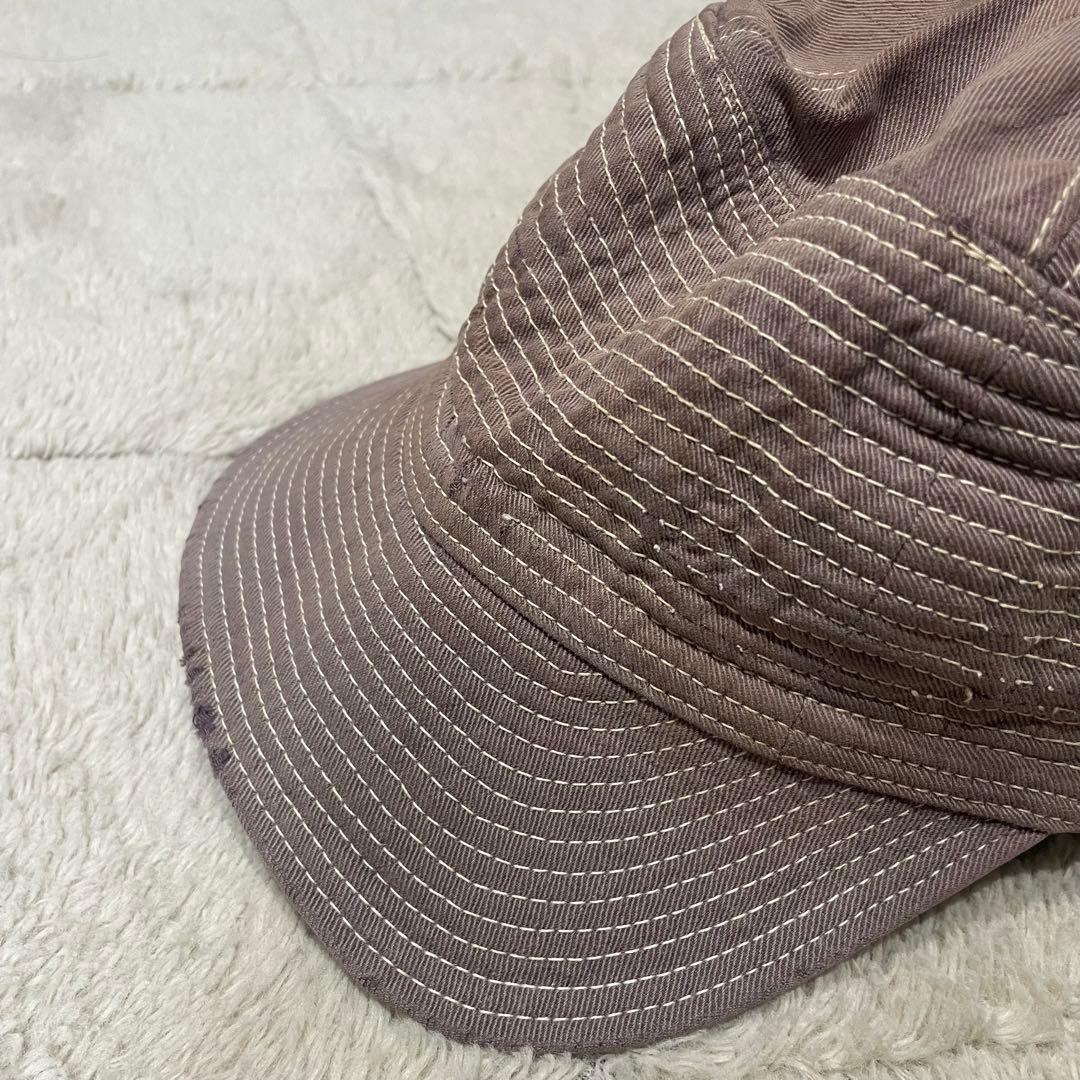 KAPITAL 老人と海 キャップ 初期 岡山製 ネイビー　フェード