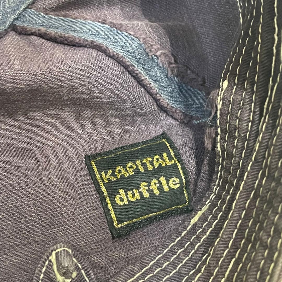 KAPITAL 老人と海 キャップ 初期 岡山製 ネイビー　フェード