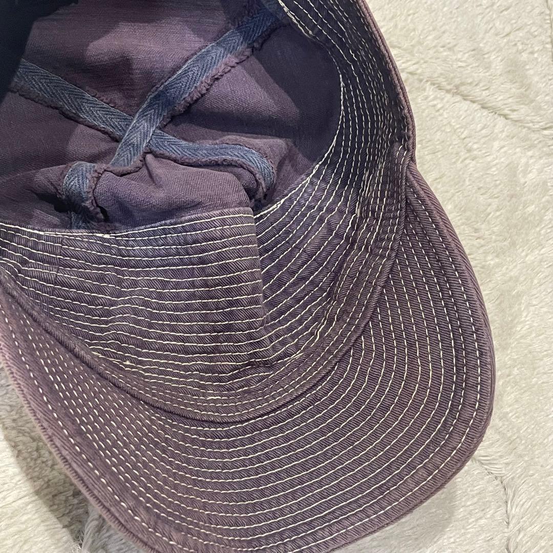 KAPITAL 老人と海 キャップ 初期 岡山製 ネイビー　フェード