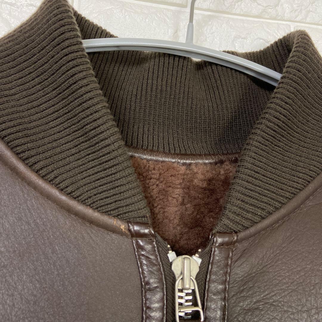 良デザイン U.B By FEDI ムートンジャケット リアルムートン 肉厚 M