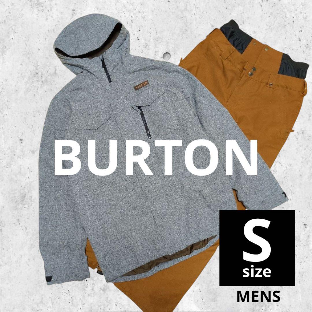 BURTON バートン スノーボードウェア 上下セット メンズ S スノボウェア