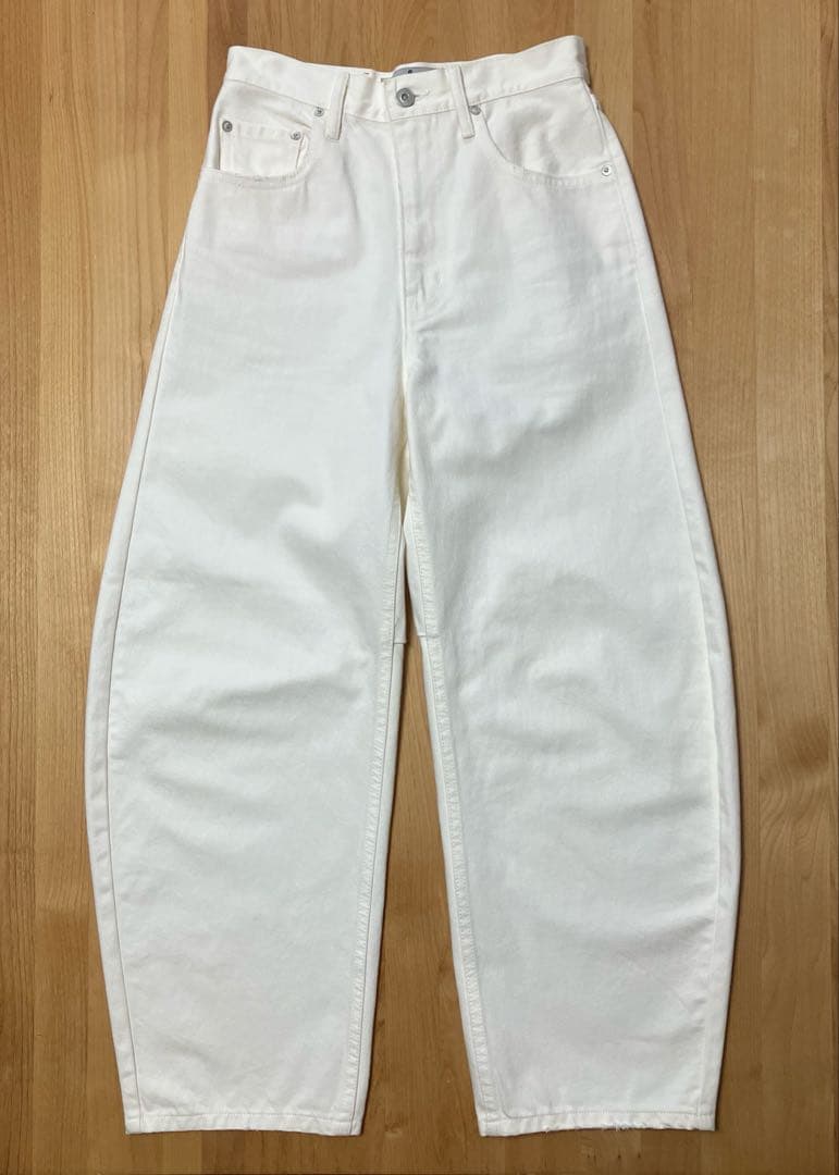 Curensology　＜&RC＞カーヴィーデニムパンツ　ホワイト　36