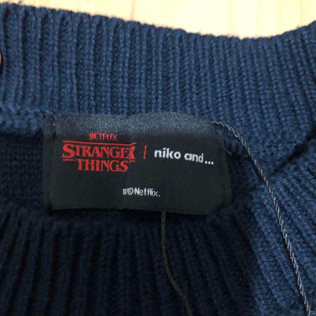 STRANGER THINGS × ニコアンド コラボ アソートモチーフニット
