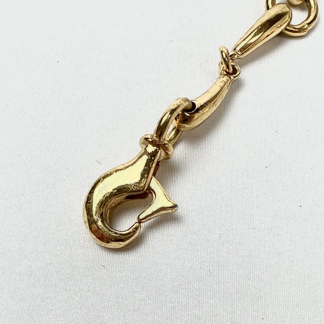 美品 GUCCI チェーンベルト インターロッキング ホースビット ゴールド