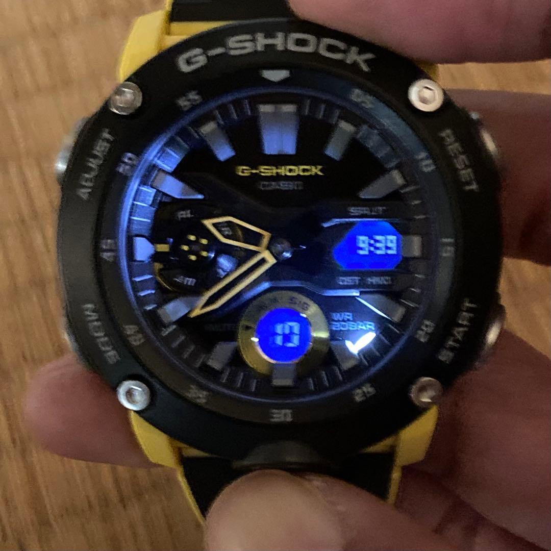 【美品】CASIO G-SHOCK GA-2000-1A9JF【電池新品】