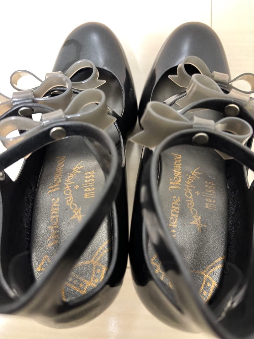 ヴィヴィアンウエストウッド ×メリッサ　3連ストラップパンプス　黒