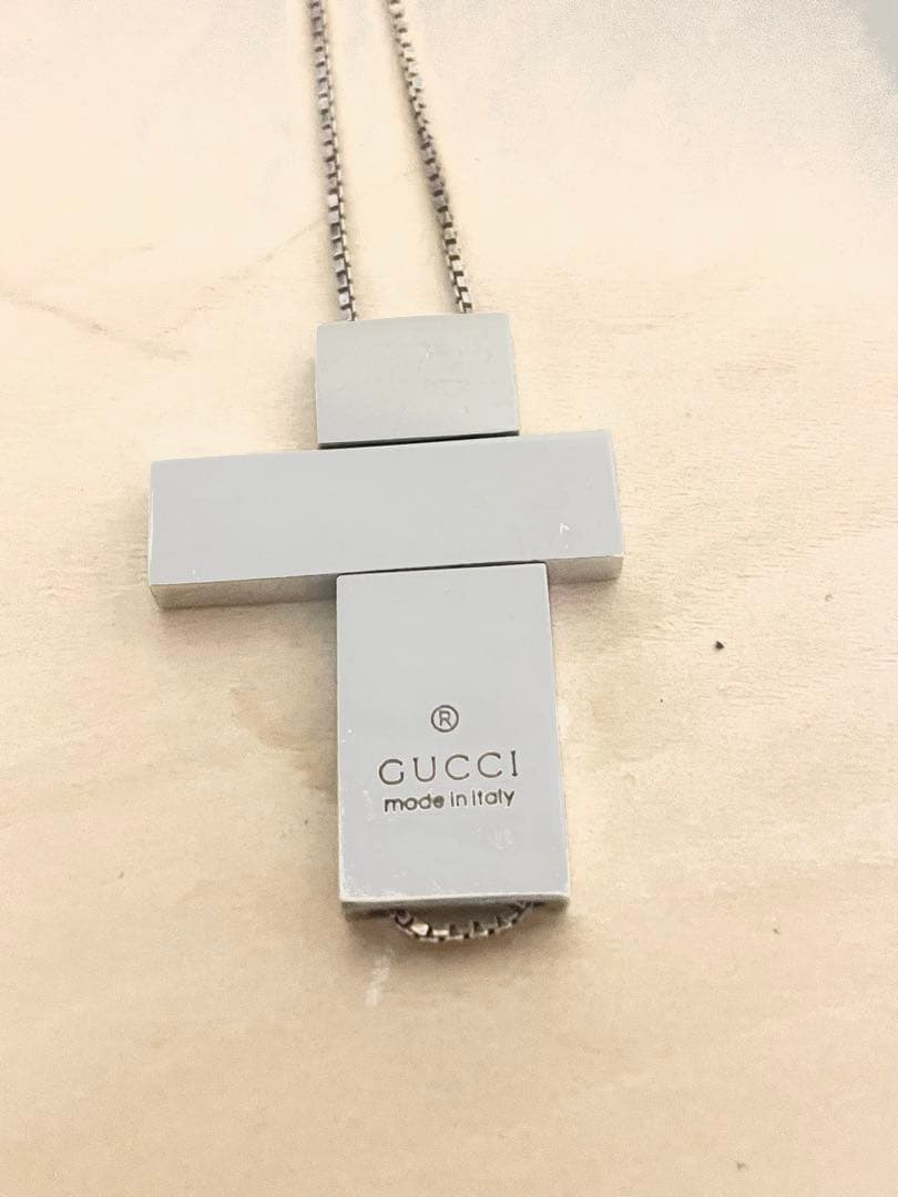 SORA★美品★ GUCCI グッチ クロスムーブ SV925 ネックレス