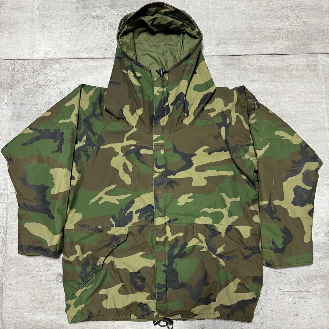 87年 ECWCS GEN1 ゴアテックスパーカー カモ L-R 初期型 米軍
