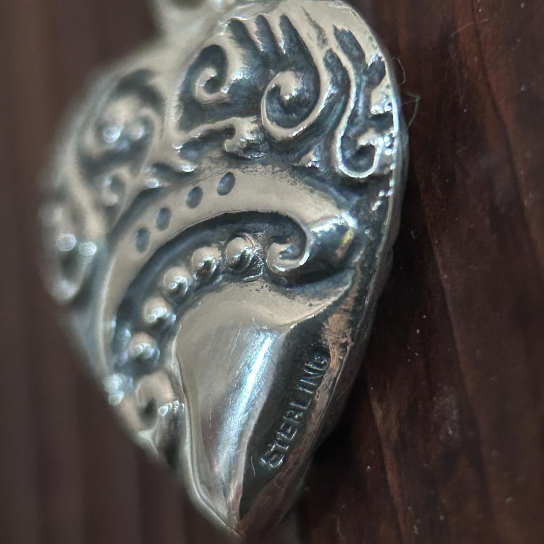 スウィートハートジュエリー　WW2　シルバー　唐草模様