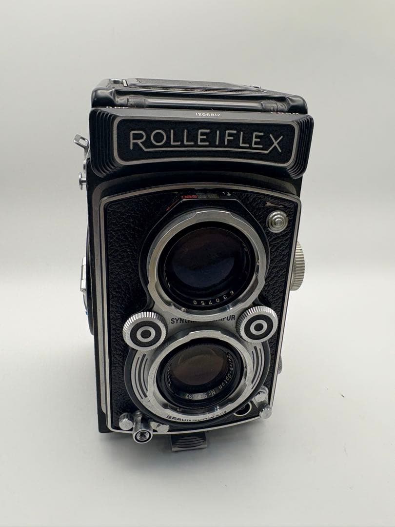 Rolleiflex 二眼レフカメラとケースセット tessar75mmF3.5
