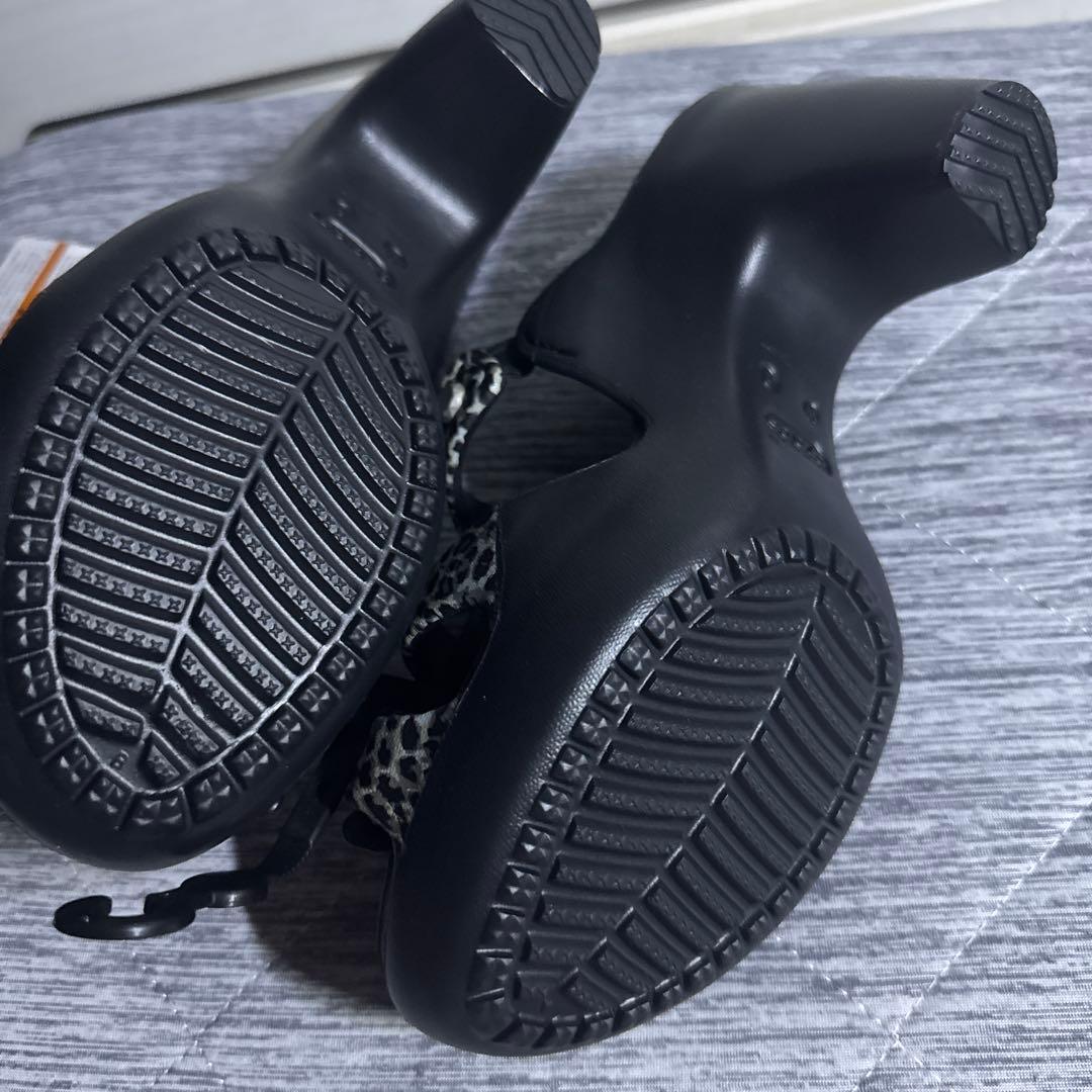 新品　クロックス　サイプラス　W8 24cm レオパード　レア