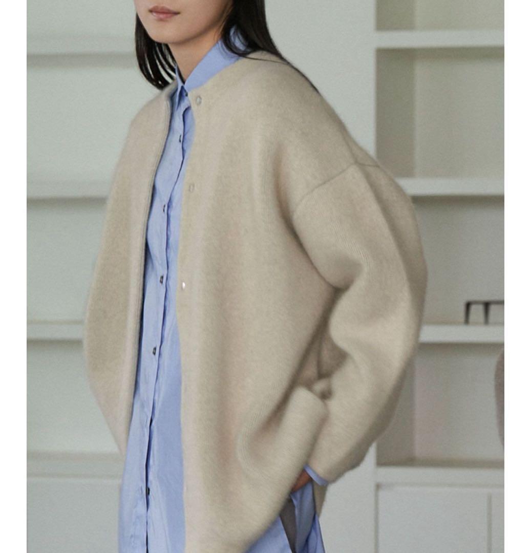 エレンディーク　CNラクーンミックスWカーディガン　定価35200円　24AW