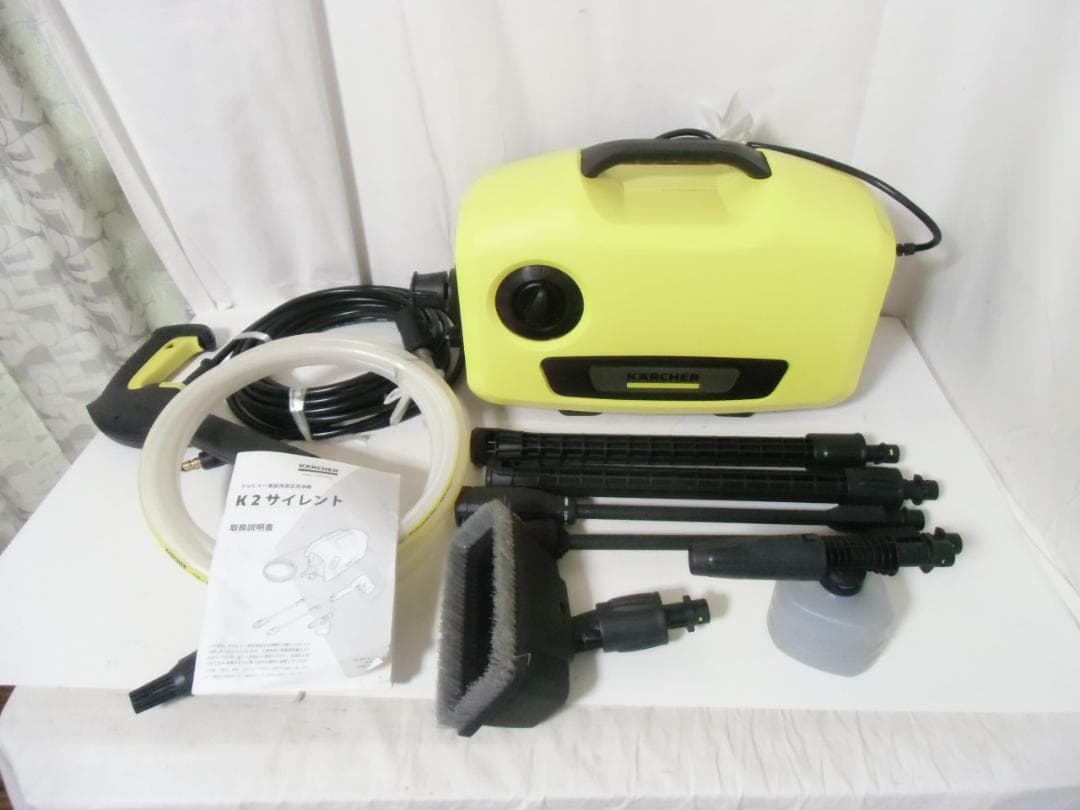 ケルヒャー 家庭用高圧洗浄機 K2 サイレント 自吸ホースデッキクリーナー付き