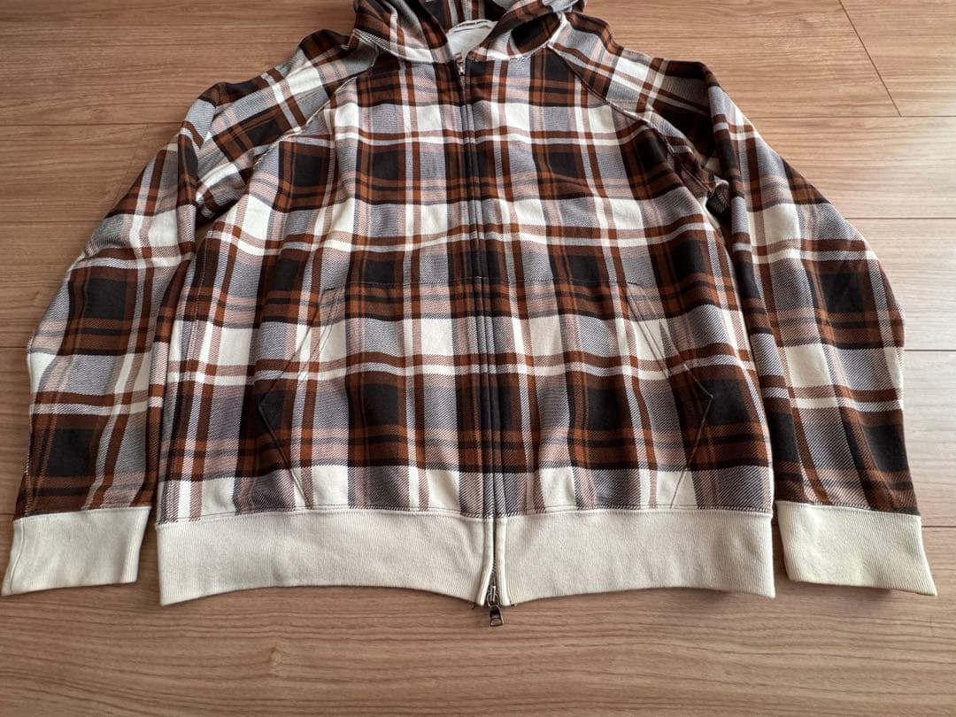 APE エイプ パーカー チェック キムタク M BAPE レア ブラウン 茶