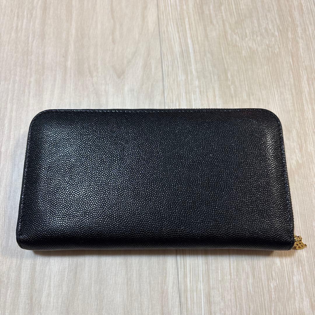 Burberry ブラック 長財布