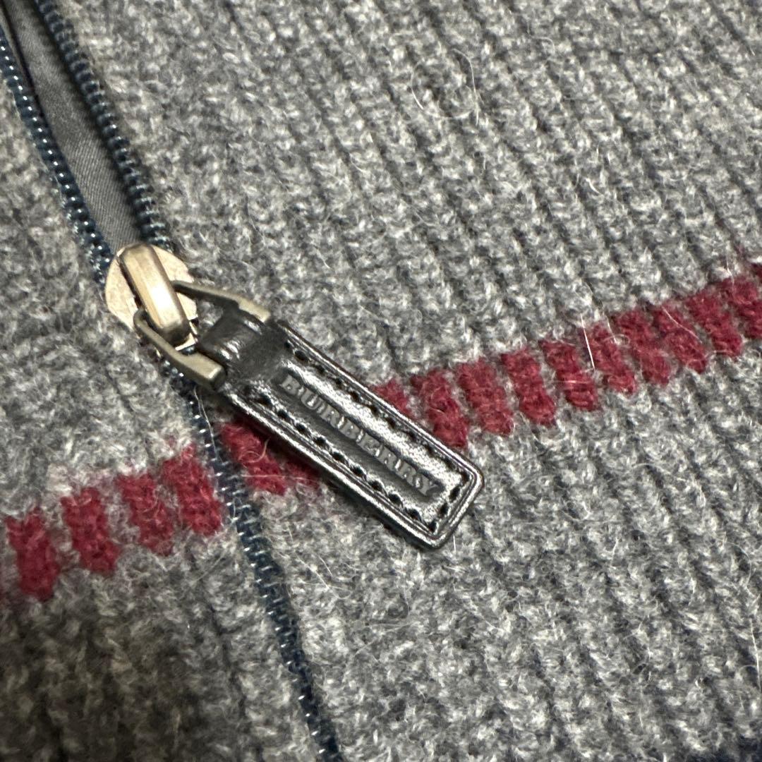 BURBERRY LONDON ウール アルパカ ドライバーズニット