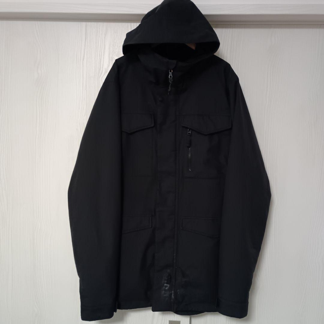 バートン　ウェア　L　黒　ビブパンツ　セット　上下　スノボー　迷彩