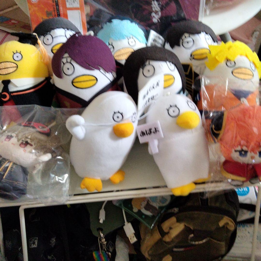 サ*）様 銀魂。エリザベスの変身9点と沖田、ヤグラのぬいぐるみ2点