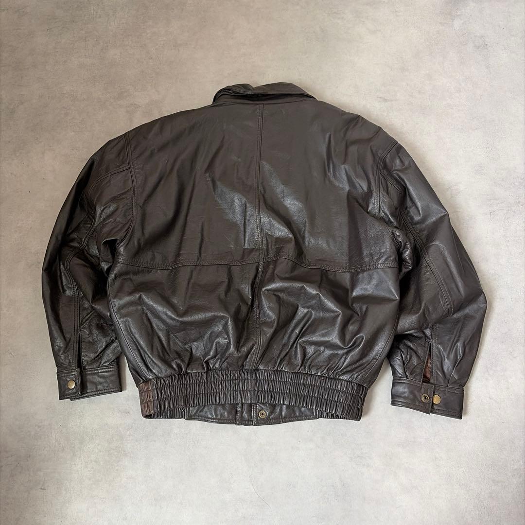 K*8様 80s 90s 本革 牛革 BACKLOT 中綿 レザージャケット ジ