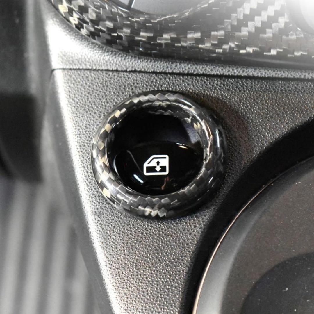 ABARTH 595 カーボン ウィンドウスイッチカバー ASSO アバルト