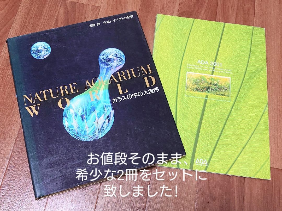 熱帯魚 天野尚 ガラスの中の大自然 水草レイアウト 作品集 ＋ ADA2001