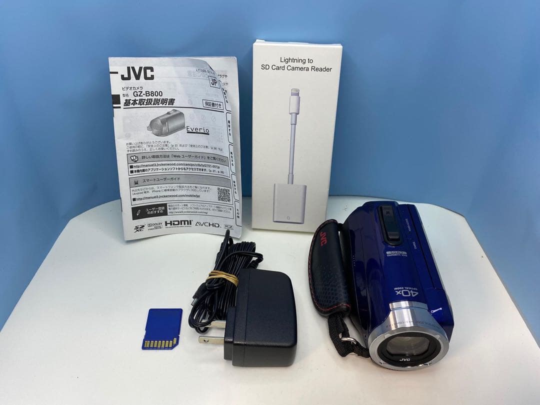 JVC GZ-B800-A ビデオカメラ フルセット 美品 a3304