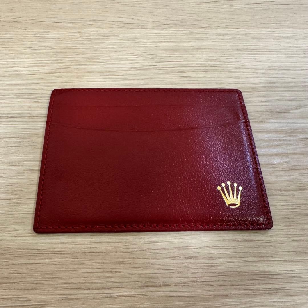 ROLEX デイデイト　レザー収納ボックス（空箱）と書類一式　パスケース付き