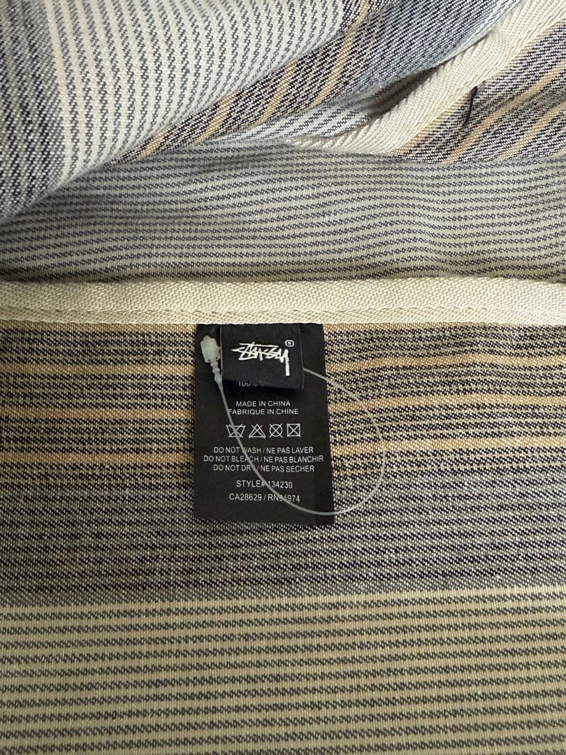 岩*明様 Stussy ステューシー　ストライプ トートバッグ 大