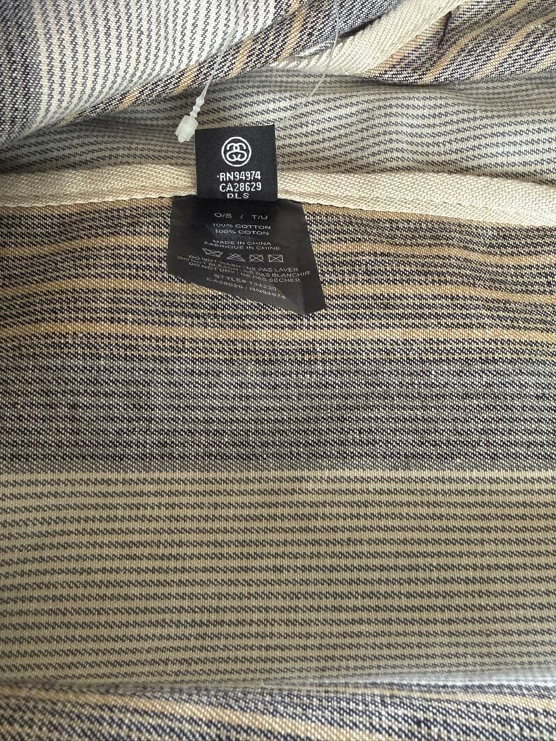 岩*明様 Stussy ステューシー　ストライプ トートバッグ 大