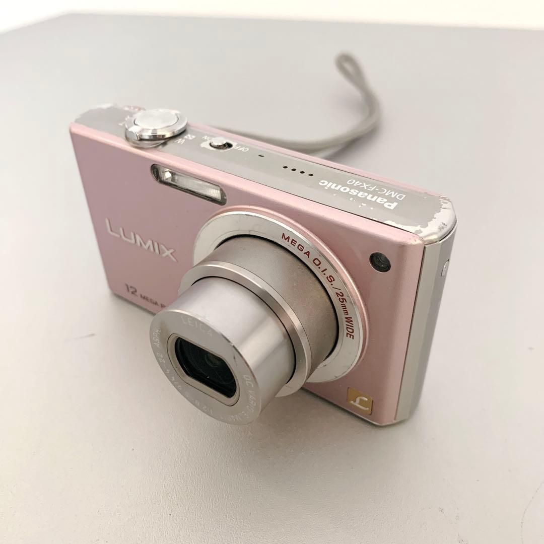 【動作品】パナソニック LUMIX DMC-FX-40 スイートピンク