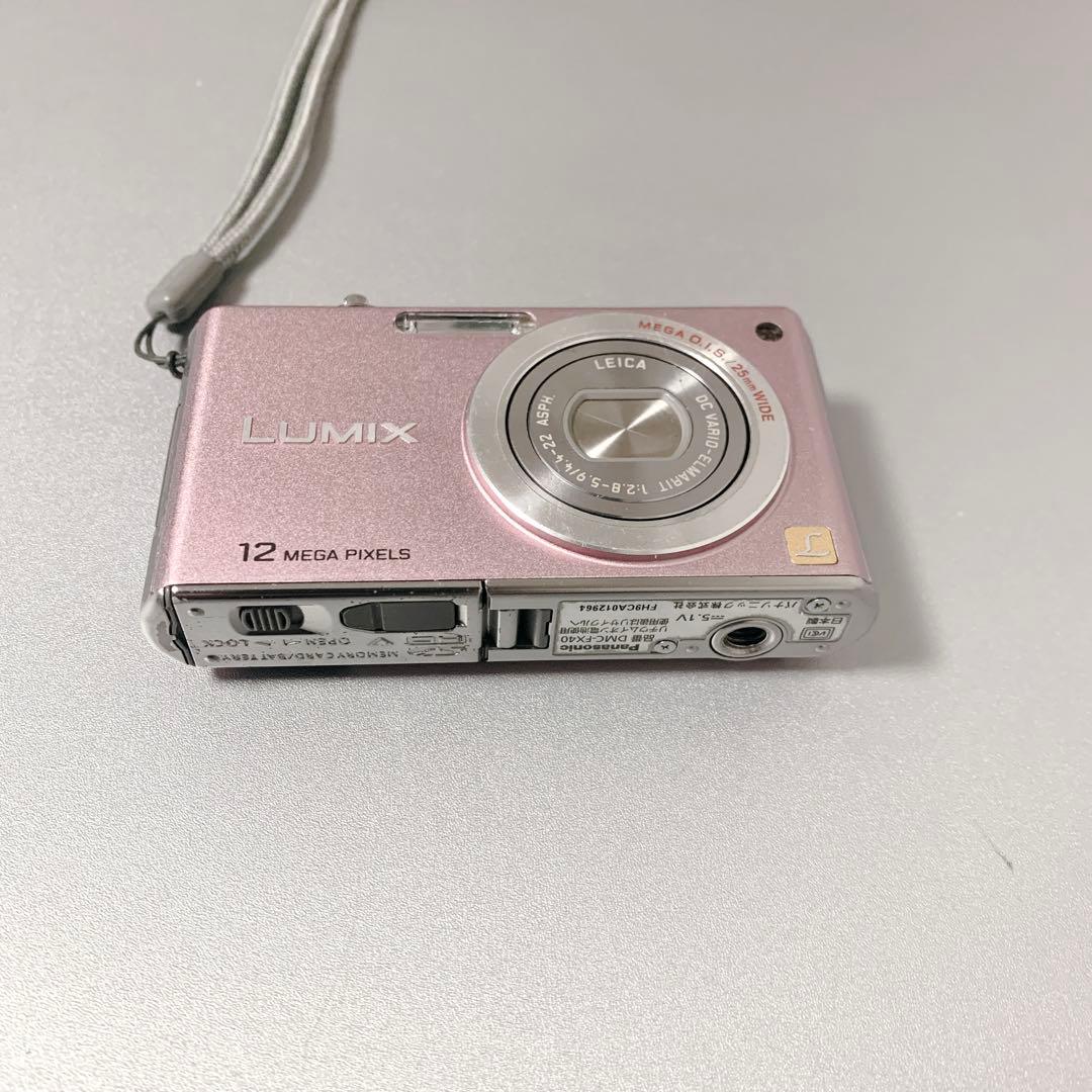 【動作品】パナソニック LUMIX DMC-FX-40 スイートピンク