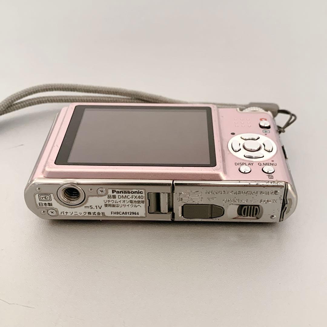 【動作品】パナソニック LUMIX DMC-FX-40 スイートピンク