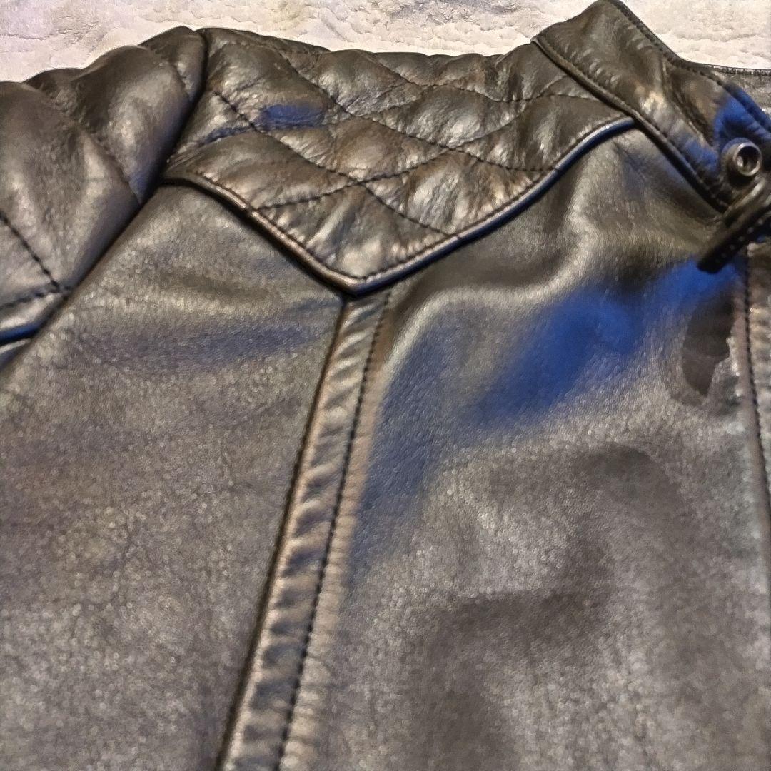 Ｒｏｅｎブラック シングルライダースジャケット ディアスキン