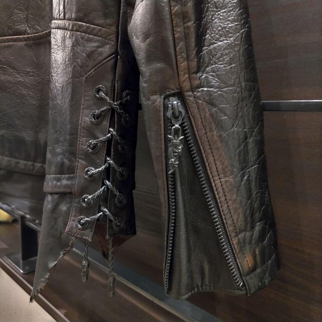 Ｒｏｅｎブラック シングルライダースジャケット ディアスキン