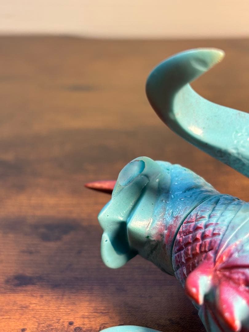 ブルマァク　ガイガン　当時物　ソフビ　ミドルサイズ　マルサン　ゴジラ　希少　怪獣