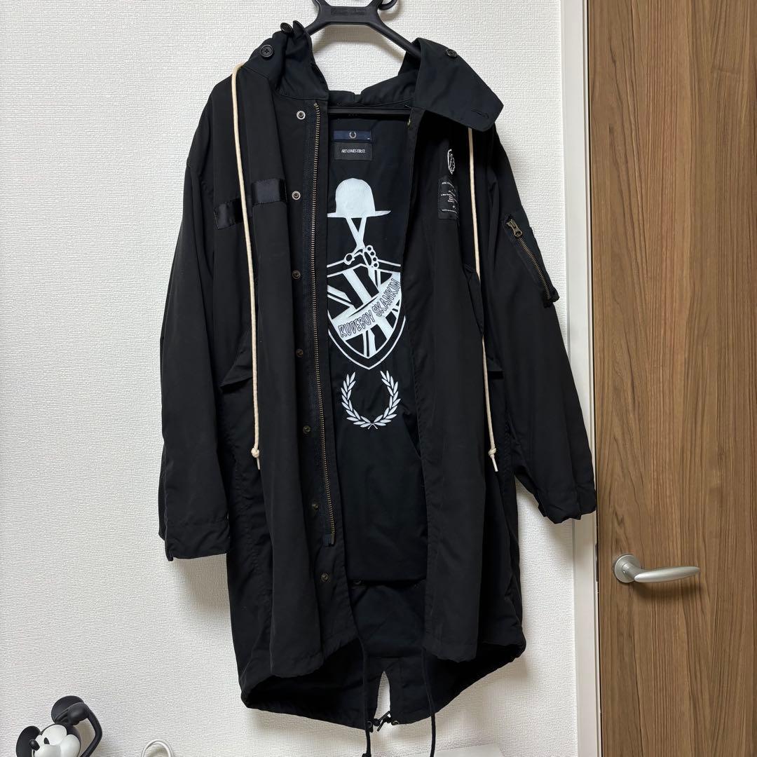 ART COMES FIRST×Fred Perryコラボ モッズコート M