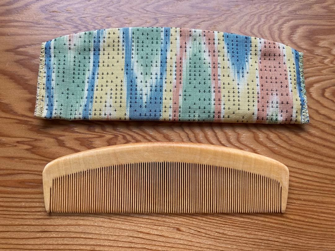 廣島政夫さん　つげ櫛