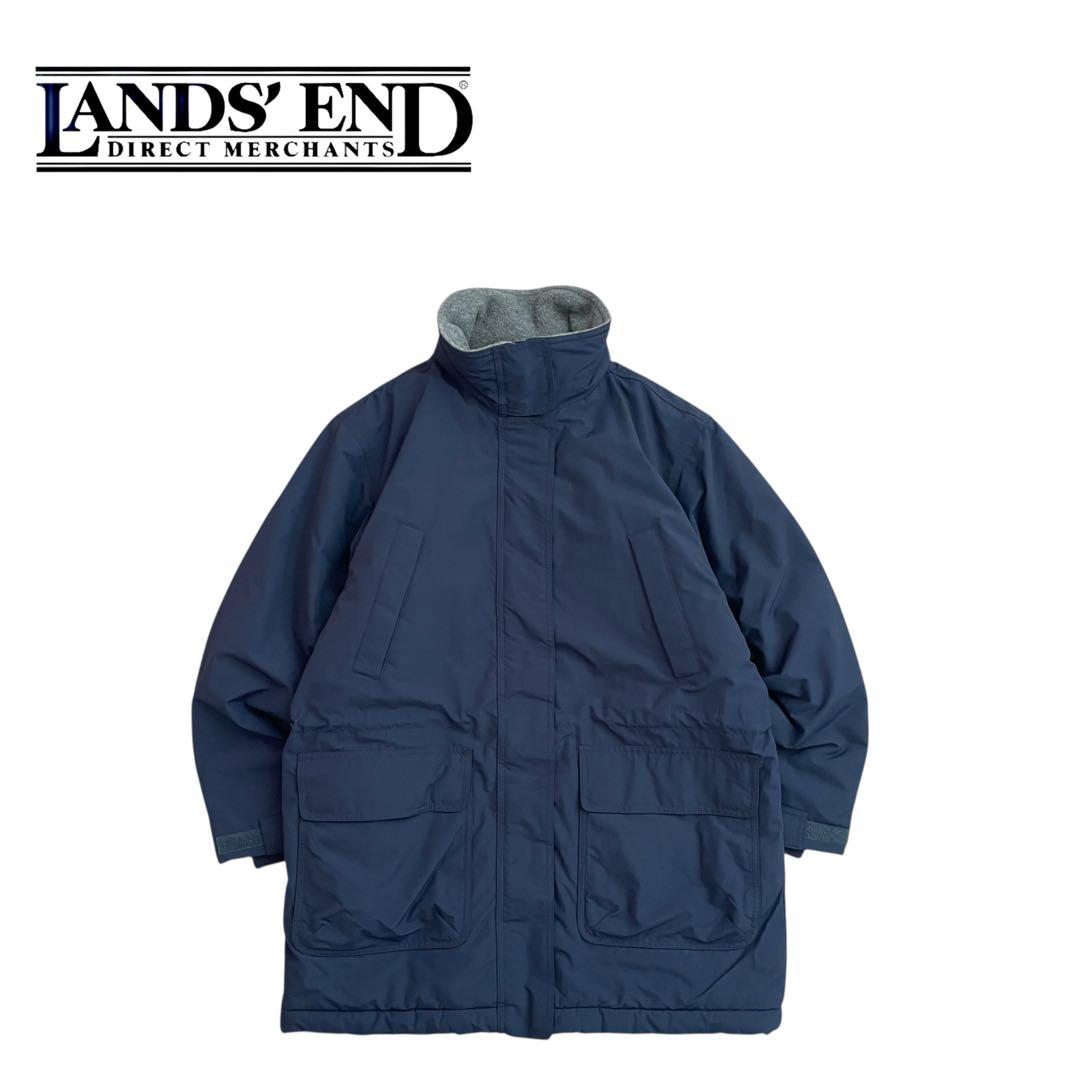 【美品】LANDS'ENDランズエンド90s ストームジャケット 中綿入り