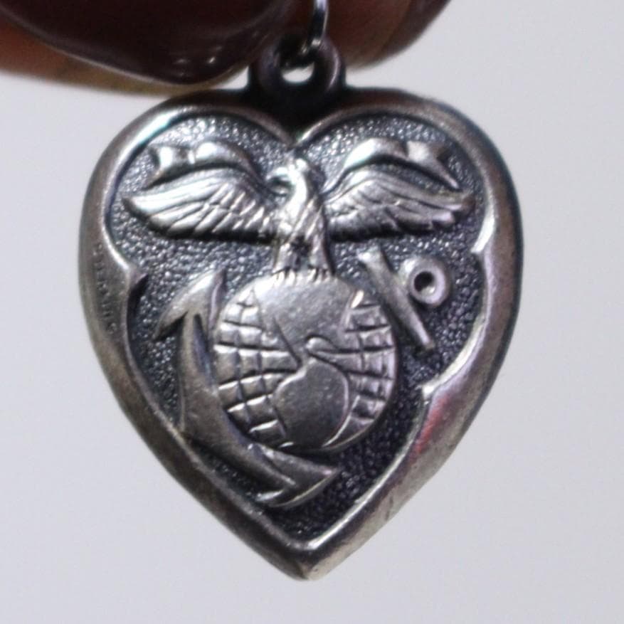 40s　スウィートハートジュエリー　WW2　海兵隊　 marin corps