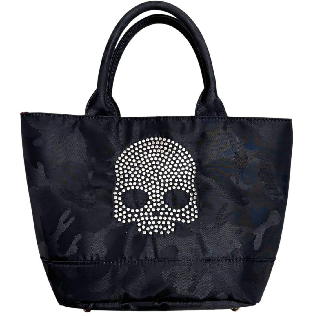 HYDROGEN ハイドロゲン バッグ スカル スタッズ カモフラ ブラック