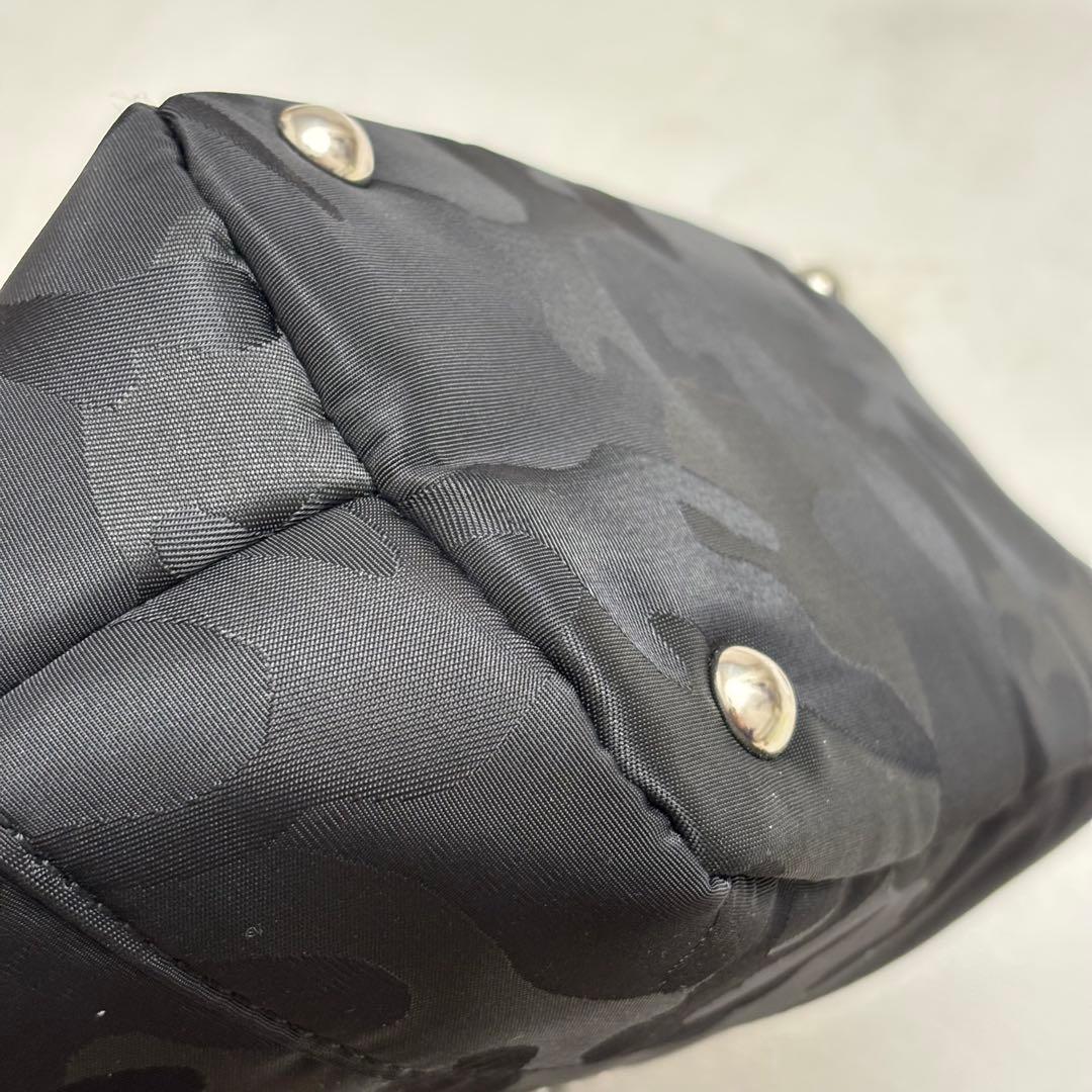 HYDROGEN ハイドロゲン バッグ スカル スタッズ カモフラ ブラック