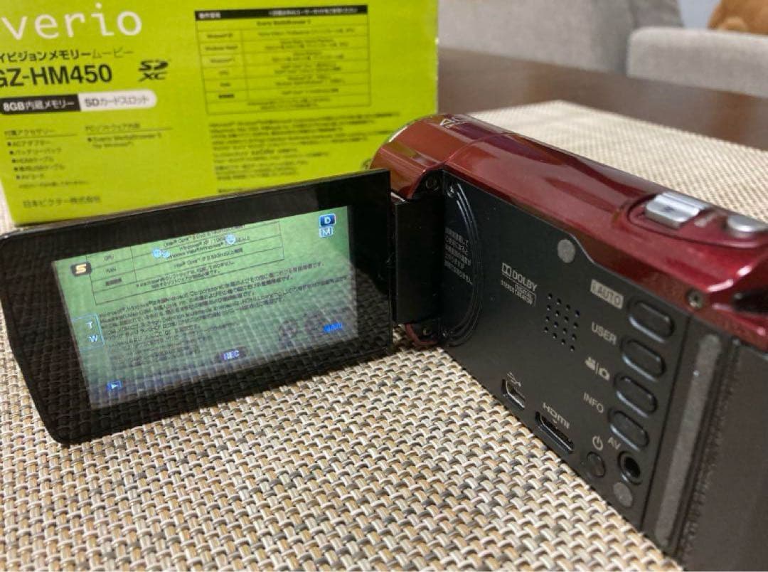 美品❣️JVC エブリオ　GZ-HM450 動作確認済‼️