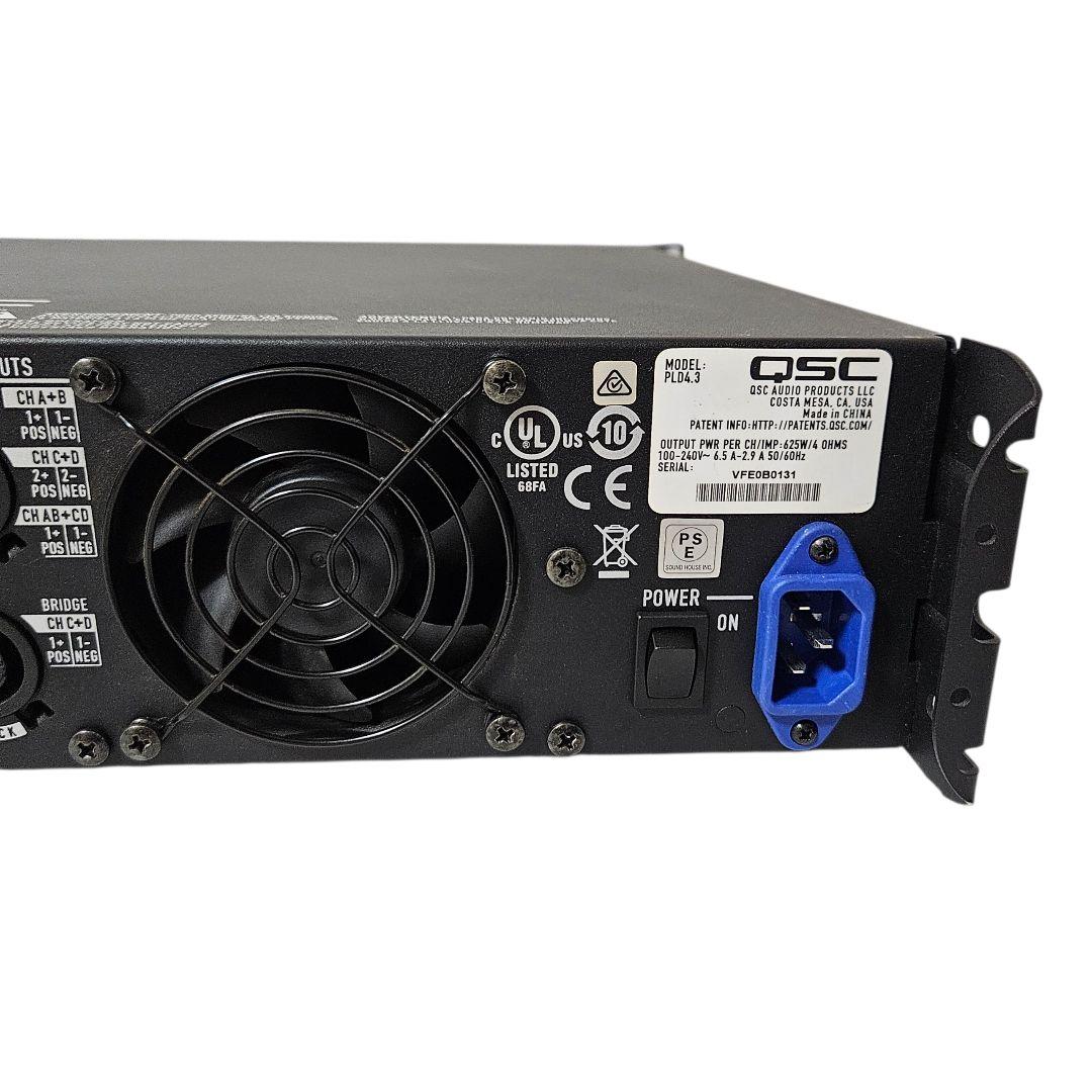 QSC PLD4.3 4ch パワーアンプ 業務用 PA