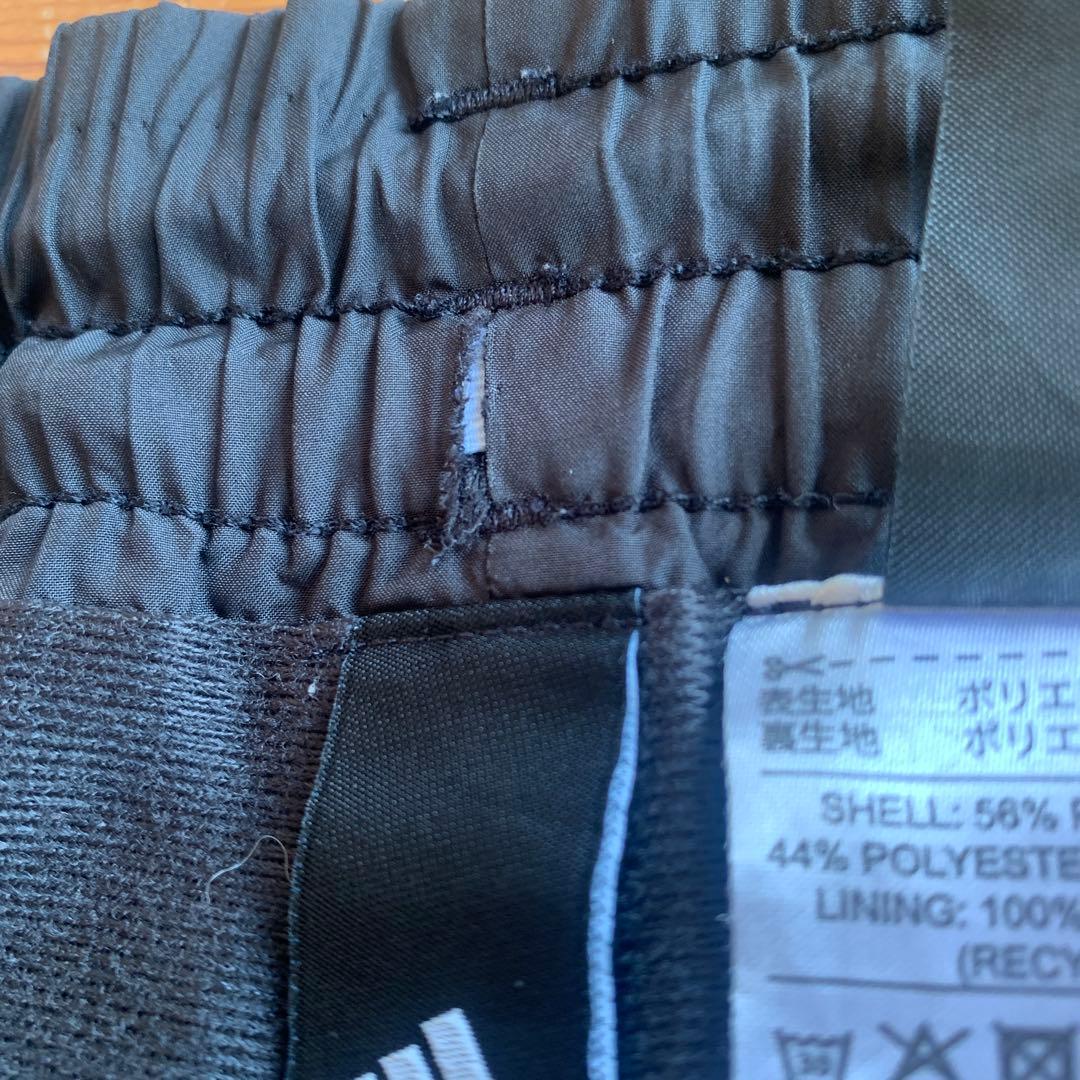 adidas ウィンドブレーカー上下セット　ブラック　裏地付きLサイズ