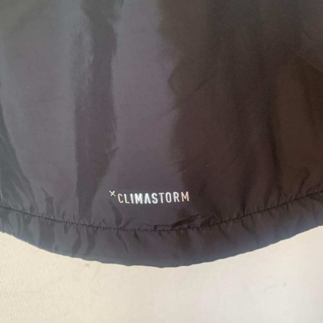 adidas ウィンドブレーカー上下セット　ブラック　裏地付きLサイズ