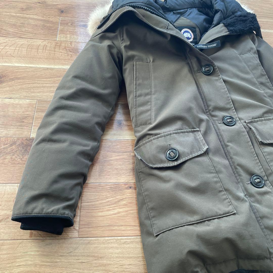 値下げ！！【美品】カナダグース ダウンジャケット ブロンテカーキ　Sサイズ