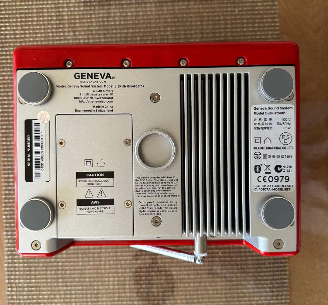 GENEVA MODEL S Bluetooth[ レッド ]